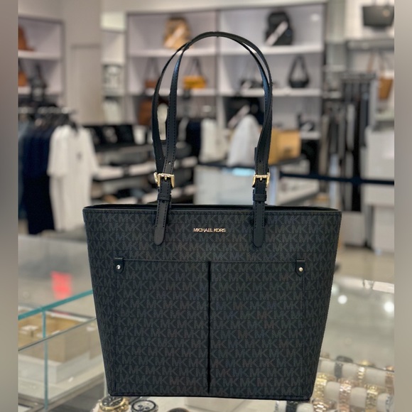 Michael Kors Jet Set Item Medium Front Pocket Tote Shoulder Bag